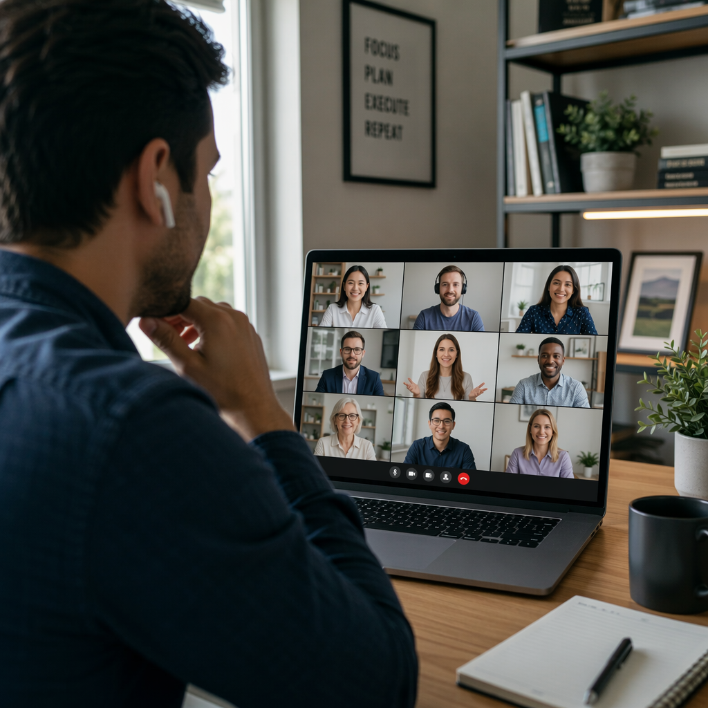 Video conference with translation